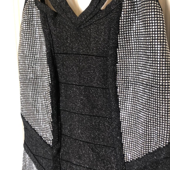 BEBE sparkle bandage dress - Picture 2 of 4